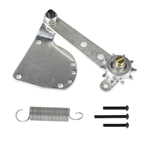 MSAFGY Nuevo tensor de cadena con resorte compatible con motor de 49 cc, 50 cc, 66 cc, 80 cc, color plateado (color: plateado)