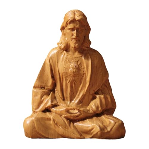 Estatua Jesús Meditando Decoración Religiosa 10 cm miniatura 7