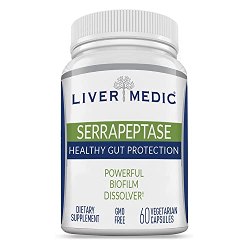 Serrapeptase Pure Digestive Proteolytic Enzymes Enteric Coated Premium Healthy Gut