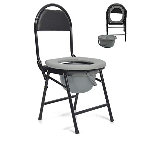 Chaise d'aisance portative pliante pour handicapé et tabouret de douche léger