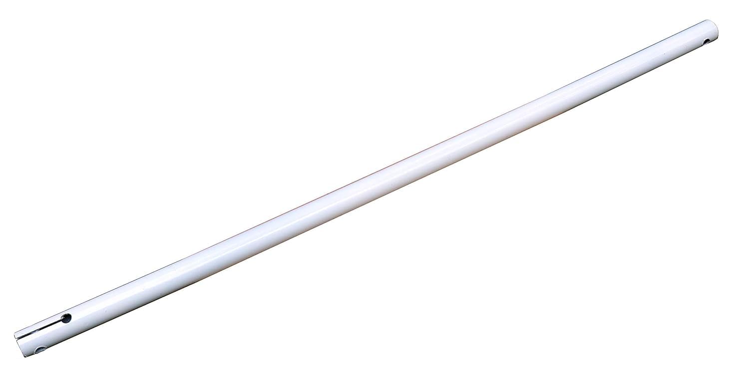Ceiling Fan Down Rod 1.5 Feet (18 Inch) (Powder Coated White) Fan Hanging Rod Fan Pipe High Durability, Heavy Duty - 1 piece (White color)-image-36