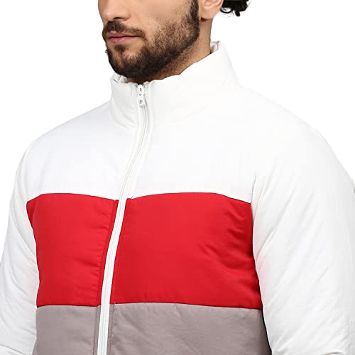 Image of CAHOOT Men Solid Full Sleeve Multicolor Stylish Casual Windcheater Casual & Bomber Jackets