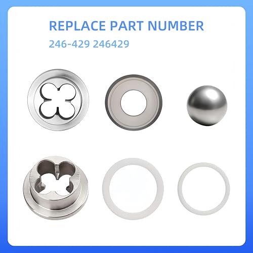 Image of 246429 Repair Kit Ball&Seat Fits for Graco Ultra 390 395 | Compatible with 490 495 595 Modls Airless Paint Sprayer Replacement Parts