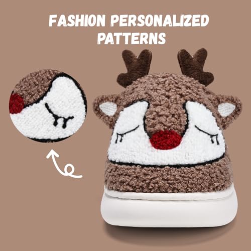 Image of IceUnicorn Kids Slippers Boys Girls Warm Winter House Slippers Big Little Kids Non-Slip Soft Plush Memory Foam Home Shoes for Indoor Outdoor