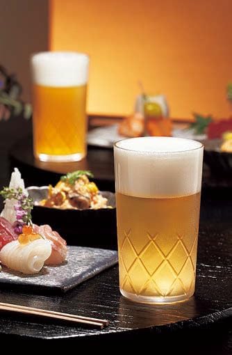 東洋佐々木ガラス 薄氷 矢来カット (B-21109CS-C745 オンザロック &phi;82&times;H89・M82 305㎖ 6コ入)