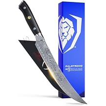 DALSTRONG Butcher Knife - 8 inch - Shogun Series ELITE - Japanese AUS-10V Super Steel - G10 Handle - Vacuum Treated - Meat Slicer Gift - Razor Sharp Breaking Knife - BBQ Knife - Sheath Included