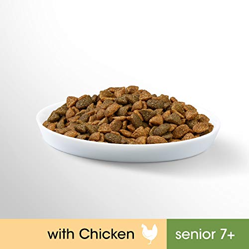 Perfect Fit Senior 7+ – kompletna sucha karma dla starszych kotów od 7 lat, bogata w kurczak, 3 opakowania po 750 g