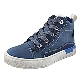 TZJS Unisex Kinder Jungen Mädchen Sneaker Leicht Turnschuhe Lauschuhe Mit Reißverschluss Klettverschluss Canvas kinderschuhe für kinder Rutschfest Atmungsaktiv(Blau, numeric_29)