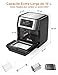 Innsky Freidora sin Aceite 10L, 1500W Freidora Aire con 10 Programas, Air...