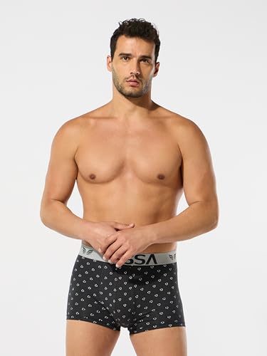 Image of ESSA Men's Cotton Trunks (Pack of 3) | Comfortable & Breathable Underwear, Innerwear Stylish Design | Ideal for Everyday Wear