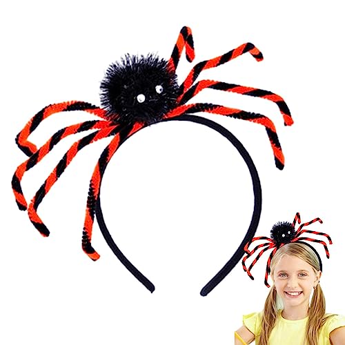 Acessórios Cosplay Aranha | Banda de cabelo de aranha assustadora para festas a fantasia - Tricky Pr