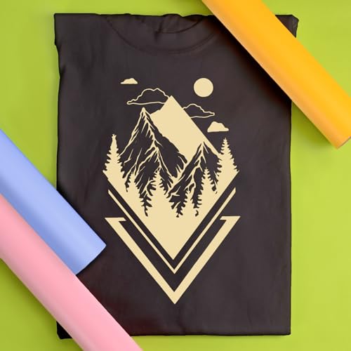 Siser EasyWeed Heat Transfer Vinyl 11.8" x 10ft Roll (Cream) - Compatible, Cricut, Silhouette and Other Craft/Professional Cutters - CPSIA Certified - Thumbnail 4