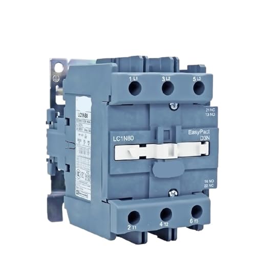 LC1N80 contacteur tripolaire EasyPact D3N commande moteur triphasé 50Hz tension 380V