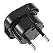 Produktbild BFBH Tragbare Universal Travel UK EU-Wechselstrom-Spielraum-Wand-Netzstecker-Adapter-EinfaÃungs-Konverter 10A / 16A 240V Schwarz(Schwarz)