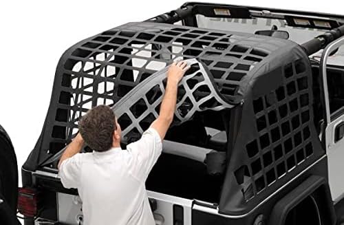 Smittybilt 561035 Black Diamond C.RES System Cargo Net for Jeep Wrangler TJ