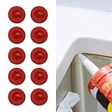 Offene Dichtungsrohr-Düsenkappe zum Abdichten und Konservieren – wiederverwendbarer Latex-Dichtstoff für Kleber, Farbe, Dichtstoff, Kreideflaschen – 10 Stück