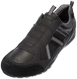 Geox Herren U Ravex B Sneakers, Black Dk Grey, 44 EU