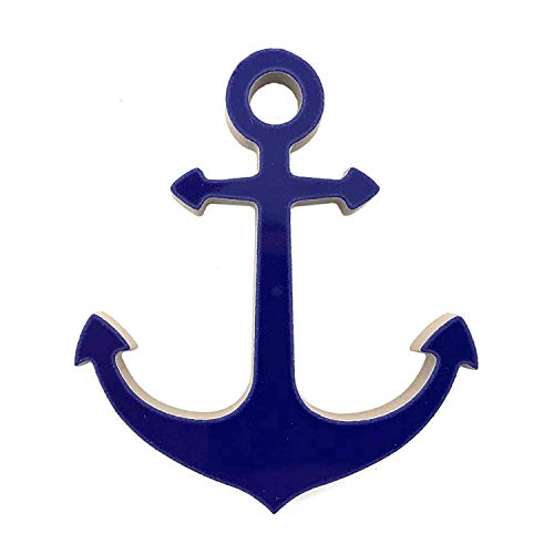 Marcadores para escalones de piscina en porcelana 3"x3.5" azul miniatura 3