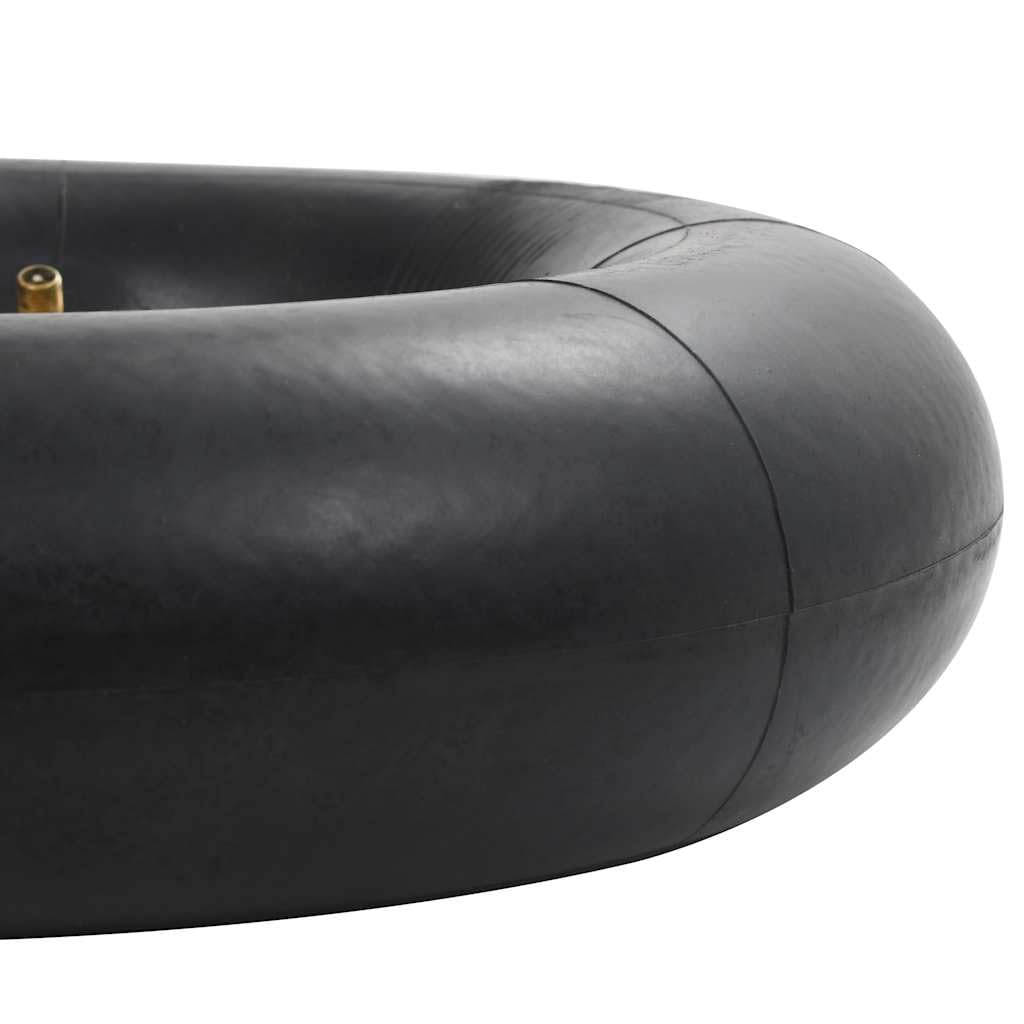 2 camere d'aria per carriola, 13 x 5.00-6, in gomma, con valvola curva per carrelli robusti, pezzi di ricambio, pneumatici, ruote, asse, maniglie, accessori, carrello da giardino, riparazione
