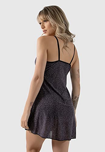 Camisola Estampada Liganete Moda Feminina Linha Noite (P)