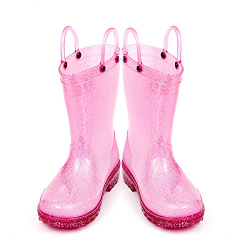 HugRain Light Up Rain Boots for Little Kids3