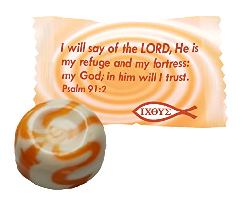 Scripture Candy, Assorted Cream Flavor Hard Candy, 180 Pieces #TOP4