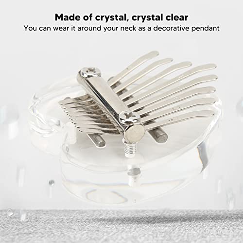 Kalimba Small Size 8 Touches Clear Crystal Metal Thumb Piano pour un Usage Domestique - Les Beatles, Paul McCartney, John Lennon, RIngo Starr, George Harrison Kalimba Small Size 8 Touches Clear Crystal Metal Thumb Piano pour un Usage Domestique – Image 4