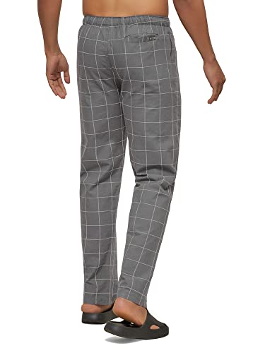 XYXX Men's Checkmate 100% Super Combed Cotton Regular Fit Pyjamas