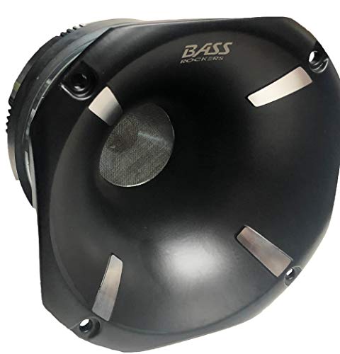 Bass Rockers Driver De Titanio Con Bobina De Voz De 2 Pulgadas Y Bocina De Aluminio 600 Vatios, 8 Ohmios Con Bloqueo De Graves