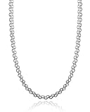 FashionJunkie4Life Sterling Silver 3mm Bismark Chain - 16, 18, 20, 22, 24, 30 Inches (18)