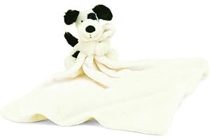 Jellycat Bashful Black and Cream Puppy Soother Stuffed Animal: A Comforting Companion for Little Ones