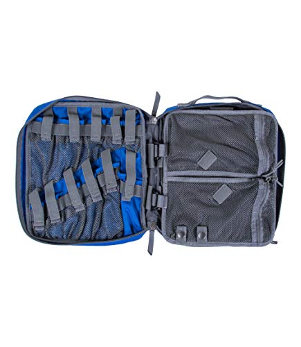 Airway Kit First Tactical de voies respiratoires avec compartiment sécurisé bleu