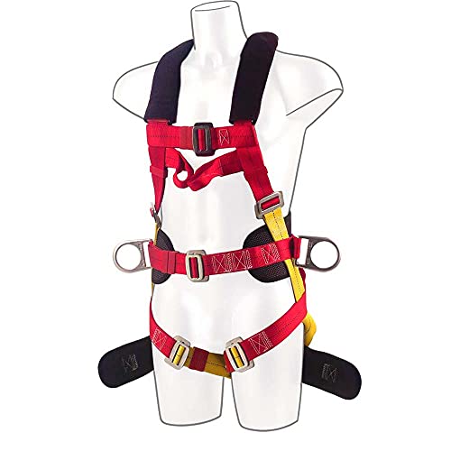 Arnés Portwest Confort Plus de 3 puntos en color rojo modelo FP18RER 2