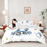 Remarque : la parure de lit king size comprend 1 housse de couette 218,4 x 228,6 cm et 2 taies d'oreiller : 48,3 x 73,7 cm. Sans couette.