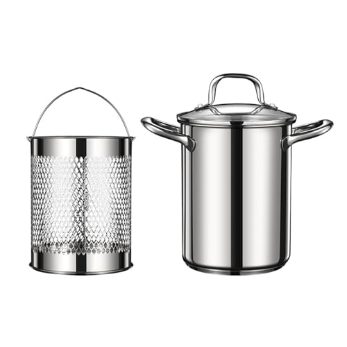 Friteuse grande capacité finie l'attente avec panier et couvercle - 7