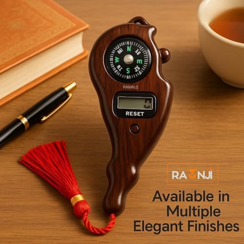 Image of Mantra Jaap Mala Digital Counter Tally Counting Machine Finger Portable Hand Mini Ring Tasbih Misbaha -Different Use Naam Mantra Jaap Umpire-Multi-Color (Japa Mala-1)
