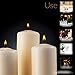 SPAAS Ivory Pillar Candles - 9 Pack | 6 Inch Large Ivory Dripless Pillar Candles | Long Burning Unscented Pillar Candles for Home Décor, Memorial, Vigil, Parties, Wedding, Decorative Lantern