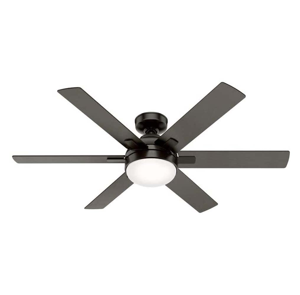 Hunter Hardaway Indoor Ceiling Fan with LED Light and Remote Control
