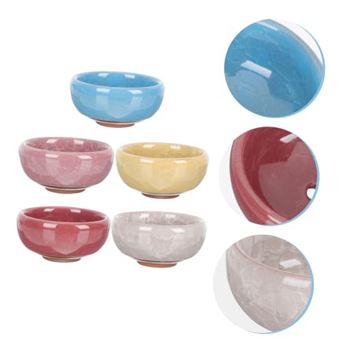 Pots de fleurs céramique compacts DOITOOL déco jardin et intérieur - 4
