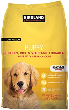 Kirkland Signature Puppy Formula - Chicken, Rice and Vegetable Dog Food - 20 Pound