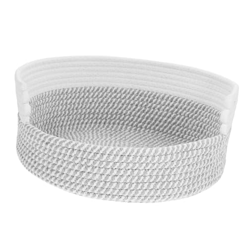 GANAZONO Ninho De Gato De Rattan Com Fio De Algodão Ninho De Dormir Para Animais De Estimação Ninho