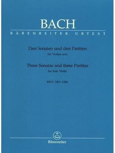 Bach, J.S. - 6 Sonatas and Partitas BWV 1001 1006 for Violin - by Hauswald - Barenreiter Verlag Sheet music