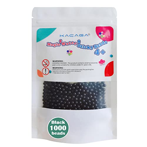 Non-Iron Magic Fuse Beads Refill Pack 1000 Black Beads