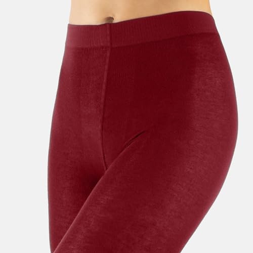 Image of CALZITALY Cashmere Wool Tights - 150 DEN Opaque Fleece Lined Warm - Multi Color Pantyhose for Women, S - 4XL
