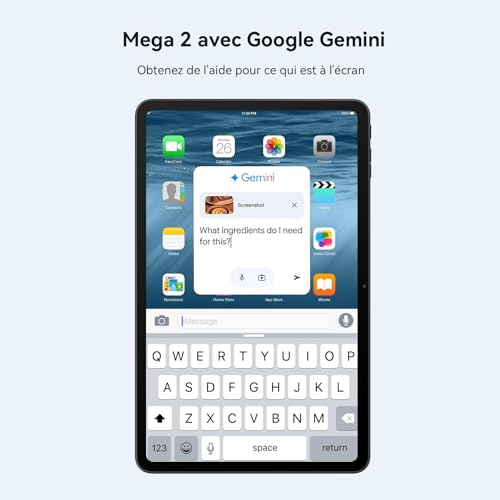 Tablette 12 pouces Blackview Mega2 Android 15 avec 24Go RAM 256Go ROM et clavier