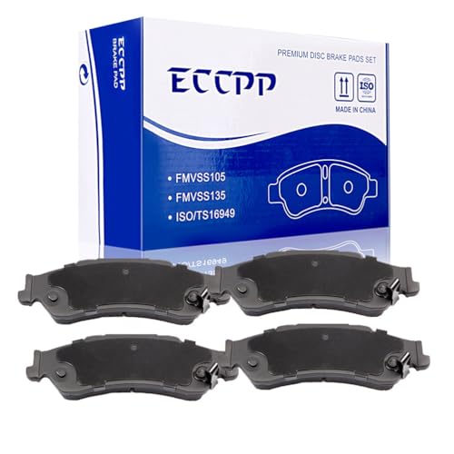 Image of ECCPP D729 4pcs Rear Ceramic Disc Brake Pad Set For Chevy For S10 1998-2004