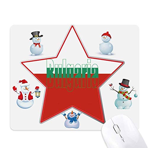 Tapis de souris antidérapant Bulgarie motif Noël pour protéger votre bureau avec confort