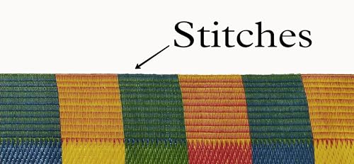 Plastic Rectangular Chatai Mat (4 X 6 Feet) | Camping, Picnic, Kids Play Mat | Multicolour