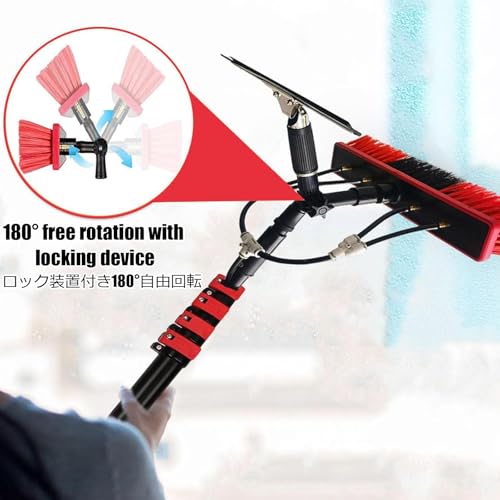 Cepillo de limpieza extensible ideal para el mantenimiento de invernaderos y fachadas elevadas 5