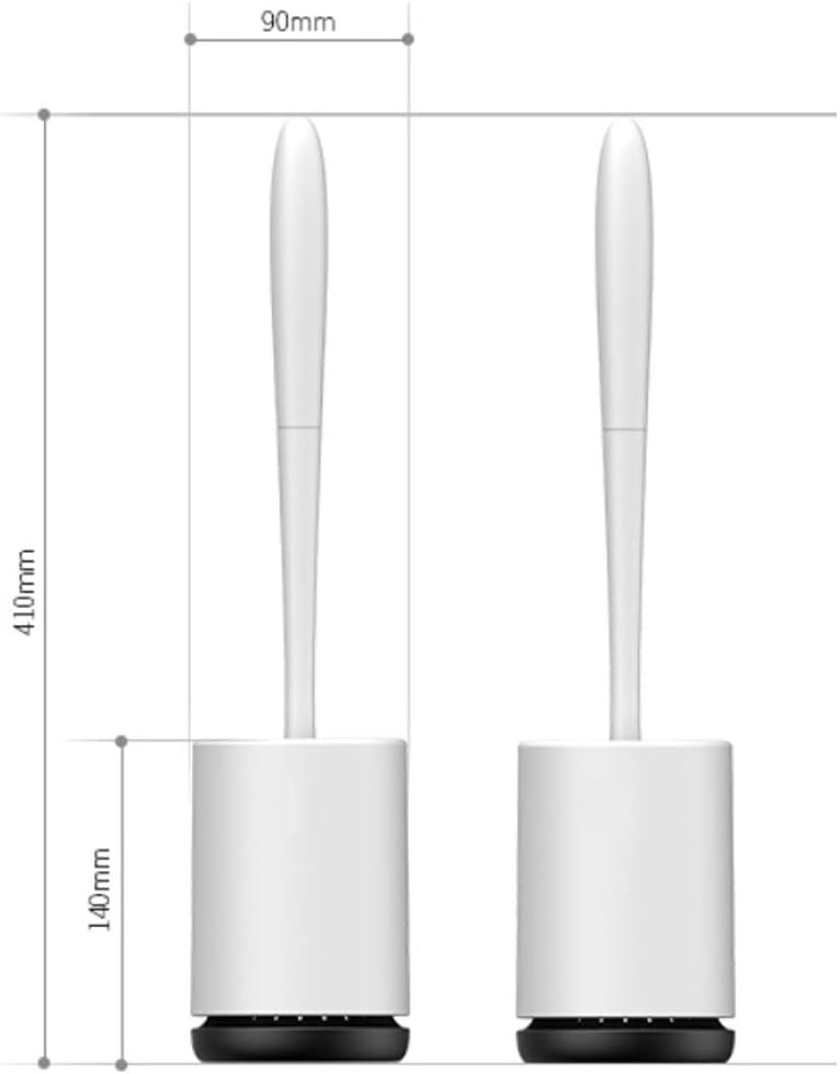 Silicone Toilet Brush Holder Set Wc Household Floor Type Bathroom Soft Hair TPR